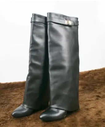 Knee-length Fashion Boots