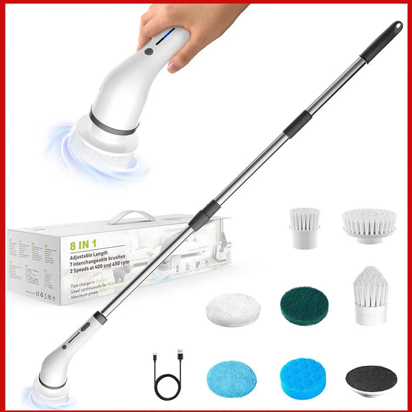 8-in-1 USB Electric Cleaning Brush