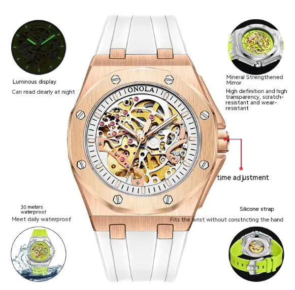 Automatic Mechanical Skeleton Watch