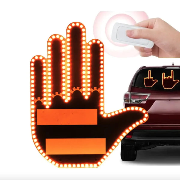 Car LED Rear Window Gesture Lamp