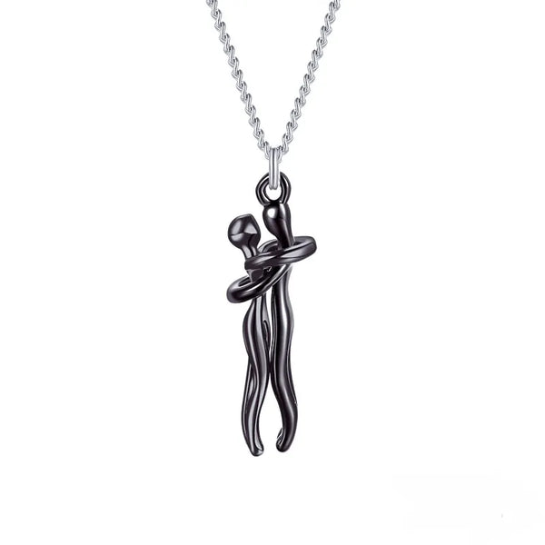 Affectionate Hug Pendant Necklace