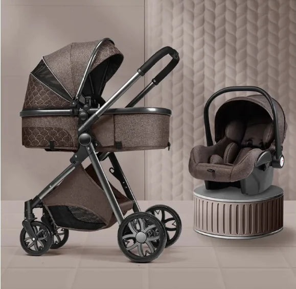 Lightweight Folding High View Stroller