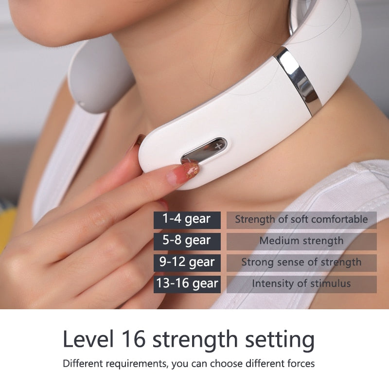 Smart neck massager