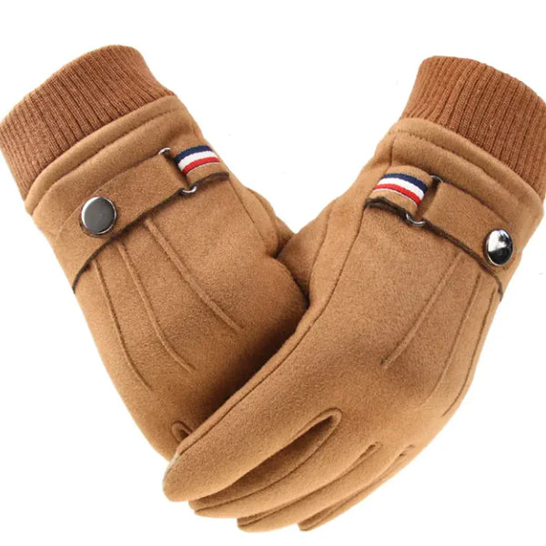 Winter Suede Men's Gloves