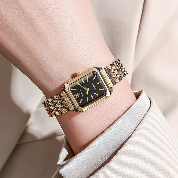 Women's Square Steel Strap Watch