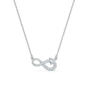  White Gold 8 Necklace