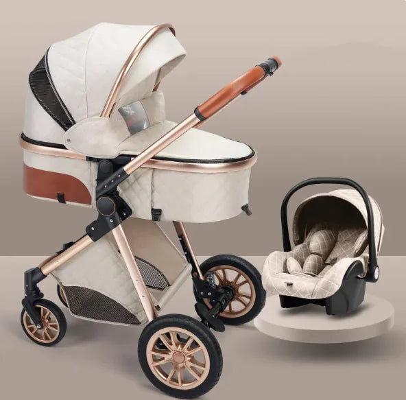 Lightweight Folding High View Stroller