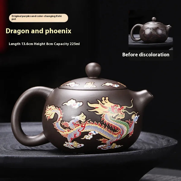 Color Changing Ceramic Teapot,