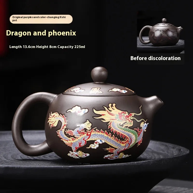 Color Changing Ceramic Teapot,