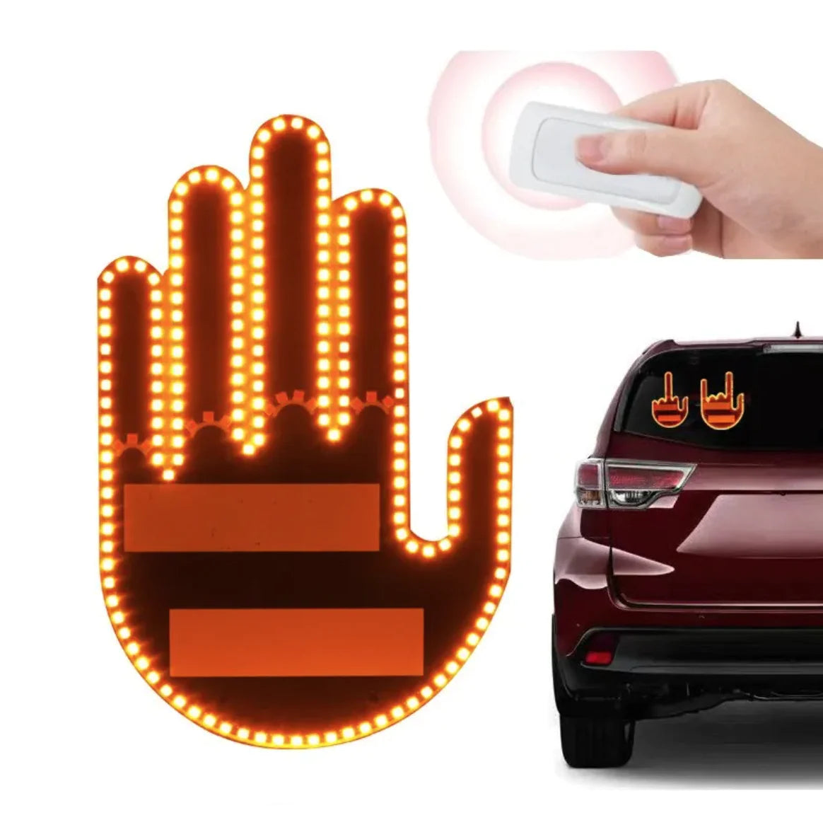 Car LED Rear Window Gesture Lamp