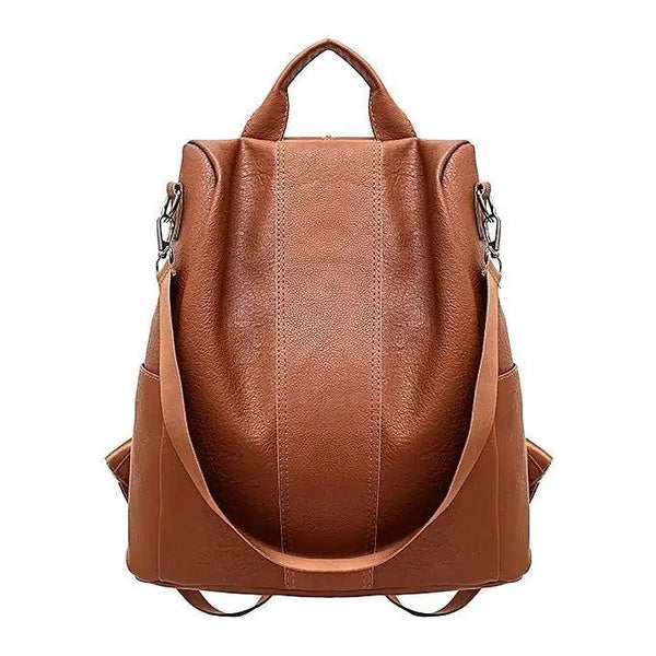 Womens Travel Leather Backpack