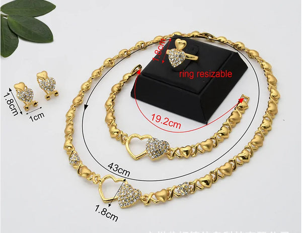 Elite Gold Jewelry Set