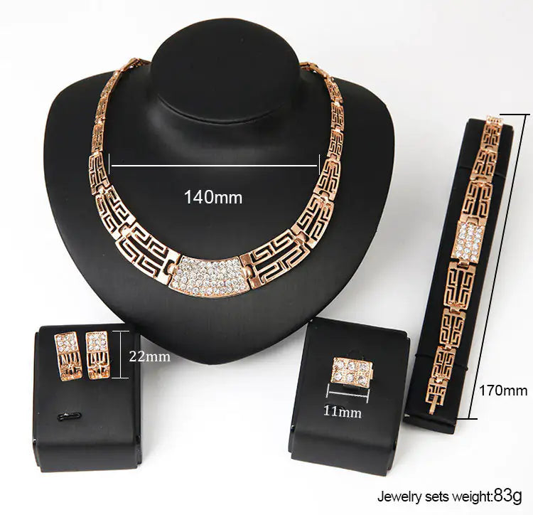 Gold Indian Luxury Jewelry Set