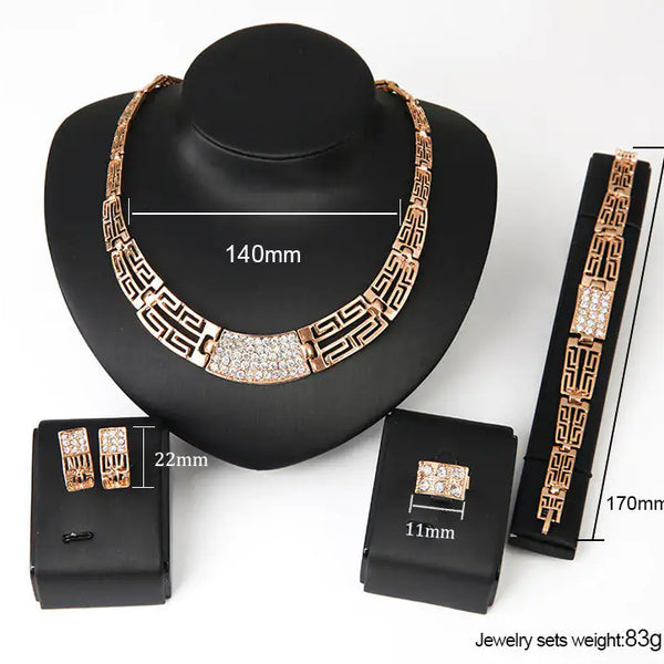 Gold Indian Luxury Jewelry Set