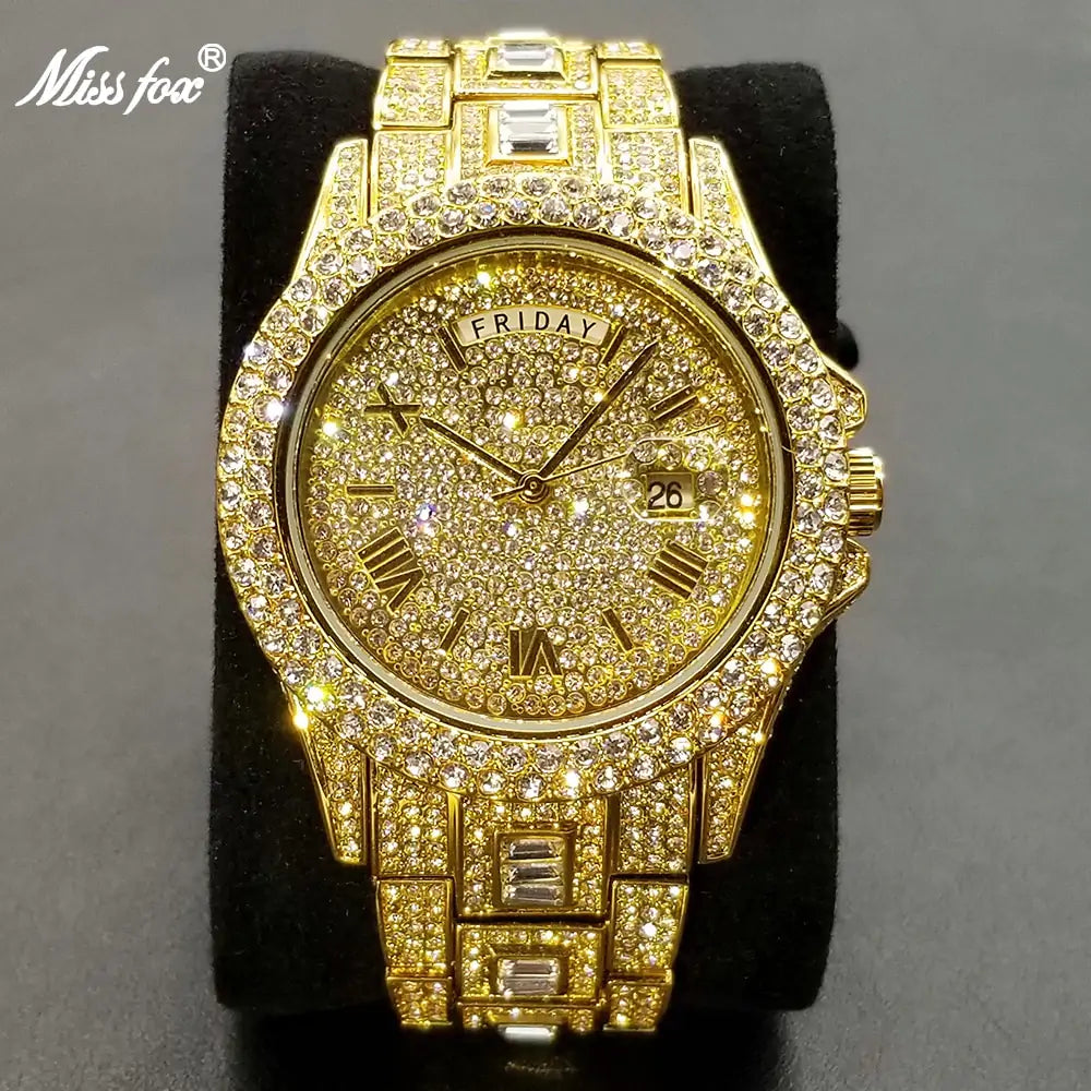 Men's Luxury Crystal Watches