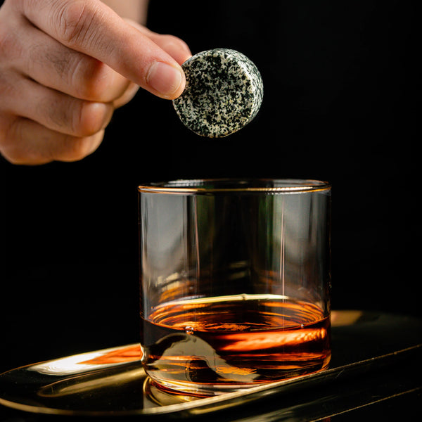 The Connoisseur's Set - Whiskey Stones & Twist Glass Edition