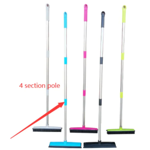 TriPole Dust & Carpet Scraper Broom