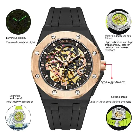 Automatic Mechanical Skeleton Watch