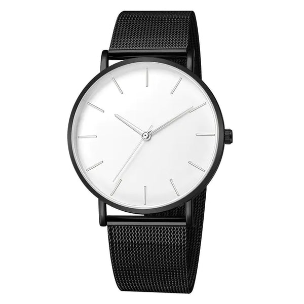 Ultra-Thin Magnetic Mesh Sport Watch