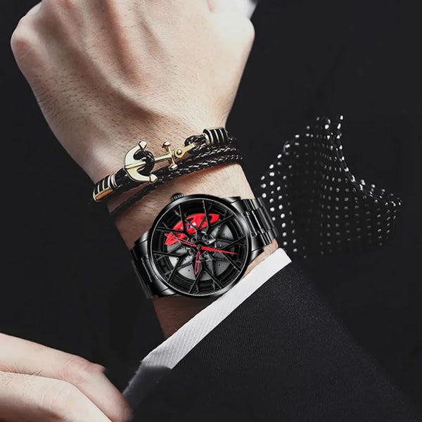 Men's Waterproof Brake Disc Watch