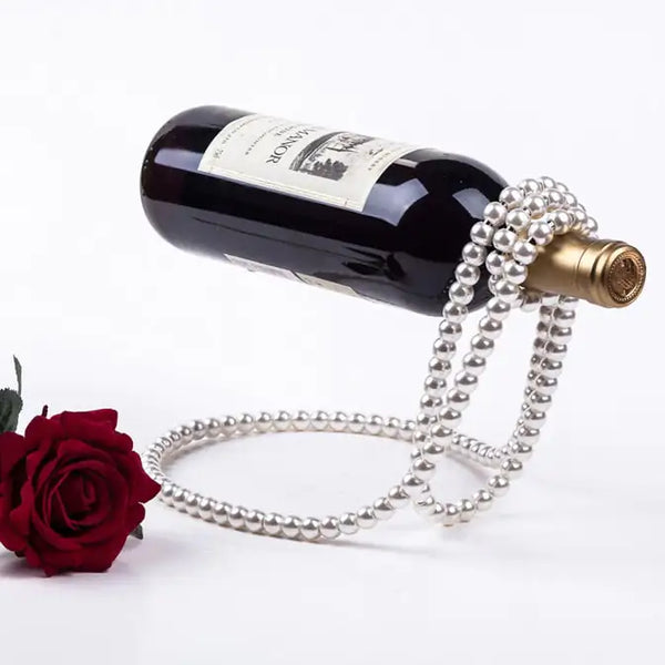 Pearl Necklace Wine Rack