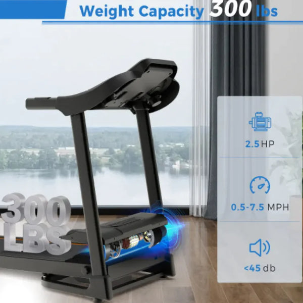 Compact Easy Folding Treadmill