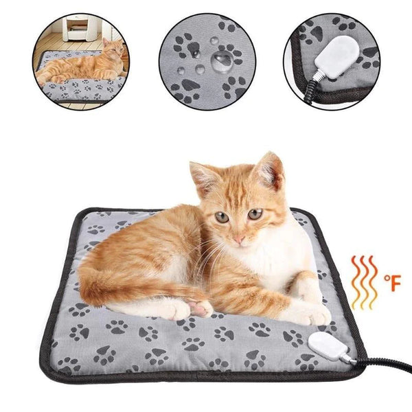 Pet Heated Blanket with Auto-Off & Waterproof