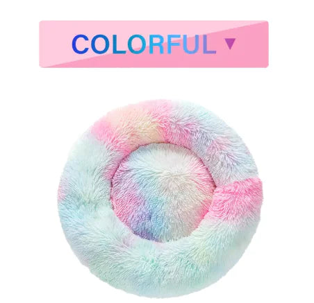 Fluffy Donut Pet Bed