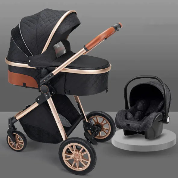 Lightweight Folding High View Stroller