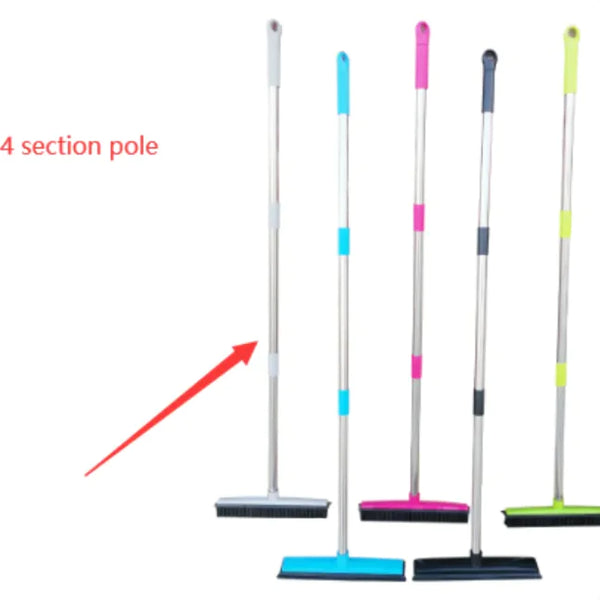 TriPole Dust & Carpet Scraper Broom