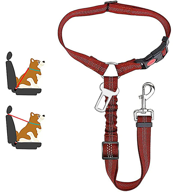 Guardian 2-in-1 Dog Seatbelt with Headrest Restraint