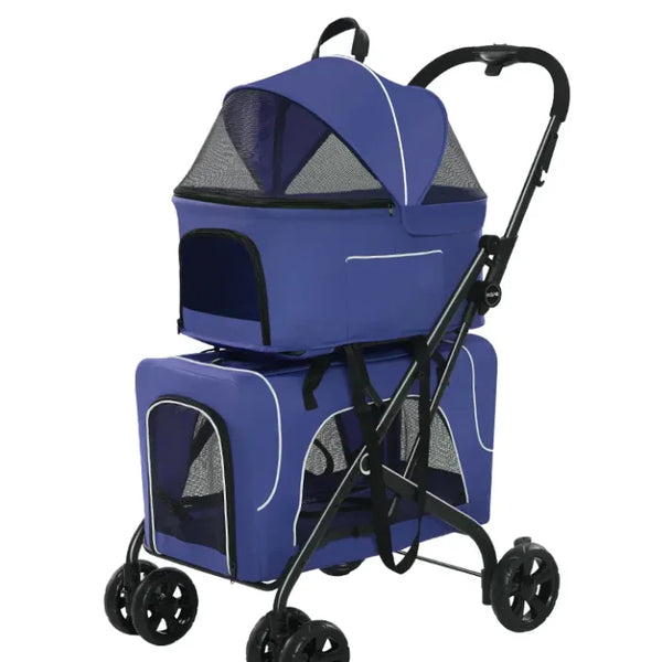 Small Dog Lightweight Folding Cat Dog Trolley