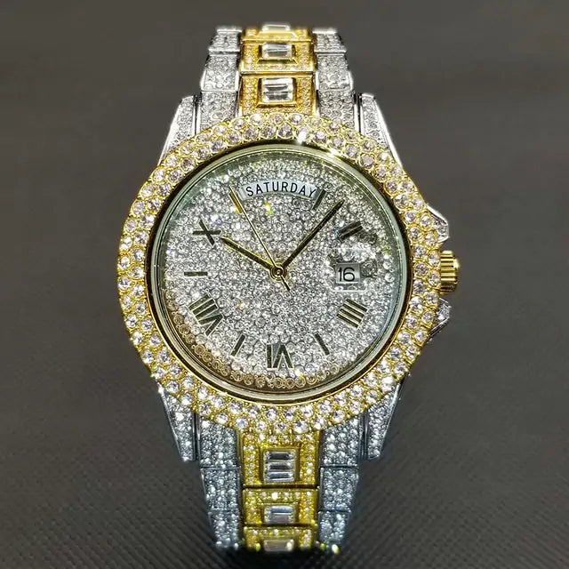 Men's Luxury Crystal Watches