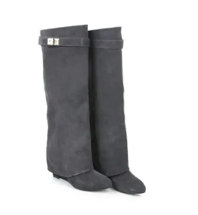 Knee-length Fashion Boots