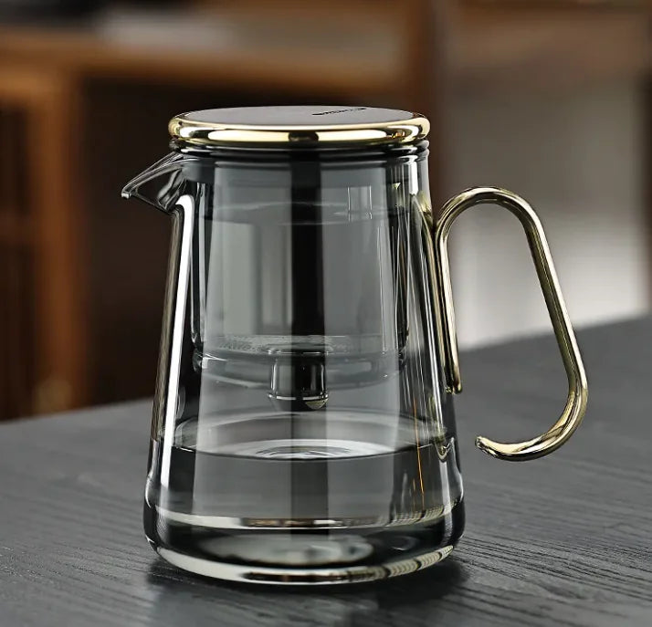 Full Glass Liner Magnetic Tea Set