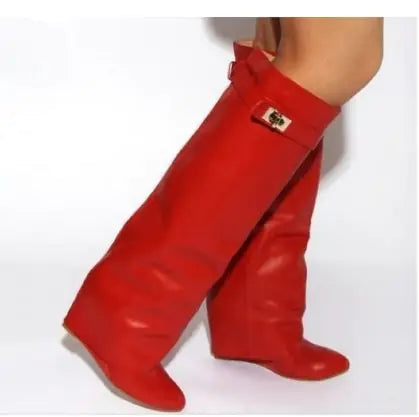 Knee-length Fashion Boots