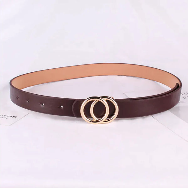 Elegance Loop: Women's Minimalist Ring Belt