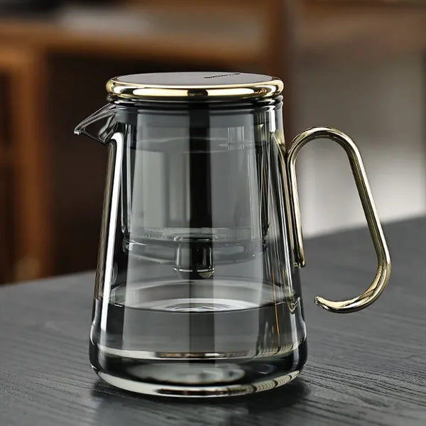 Full Glass Liner Magnetic Tea Set