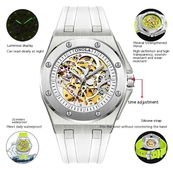 Automatic Mechanical Skeleton Watch