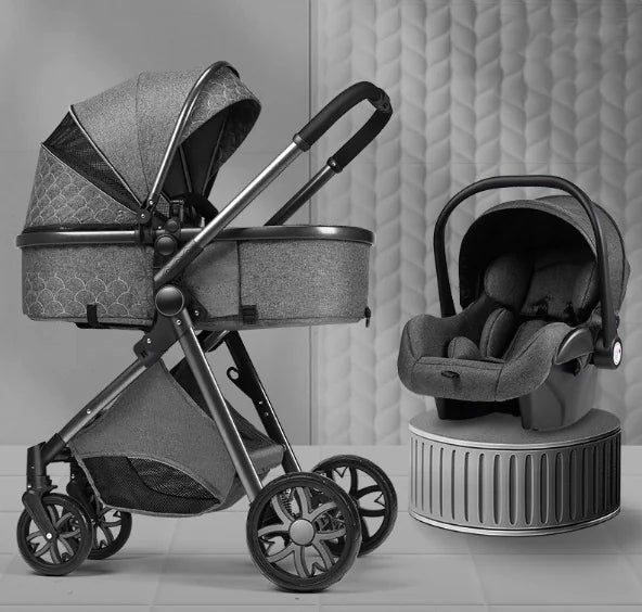 Lightweight Folding High View Stroller