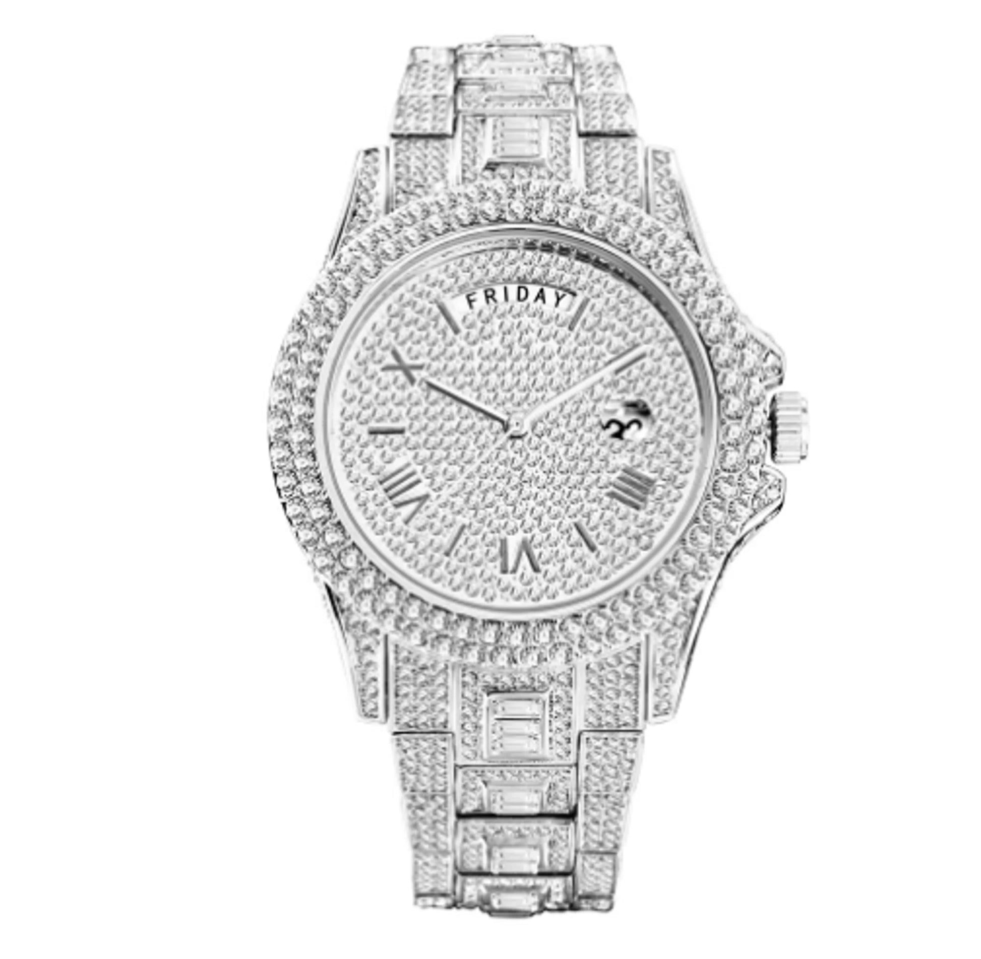 Masculino Diamond Quartz Watches