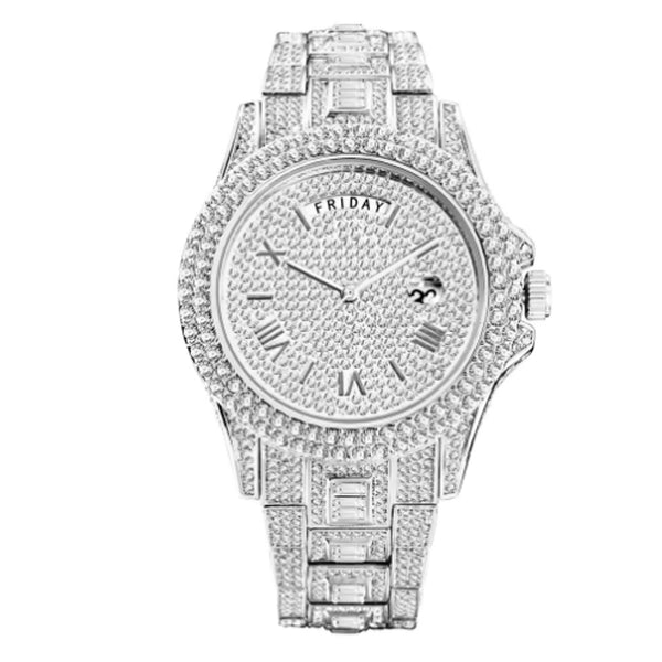 Masculino Diamond Quartz Watches