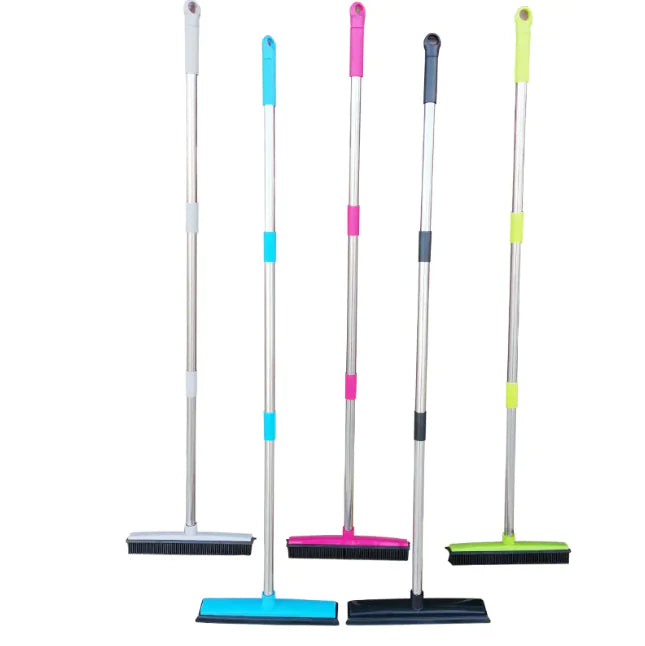 TriPole Dust & Carpet Scraper Broom