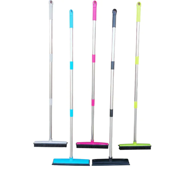 TriPole Dust & Carpet Scraper Broom