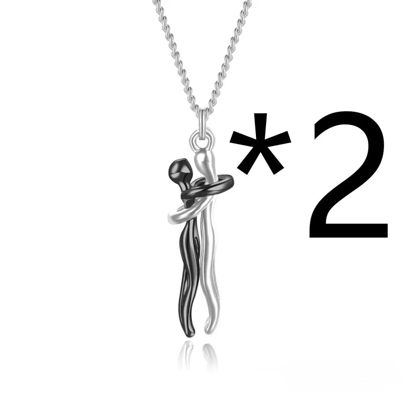 Affectionate Hug Pendant Necklace