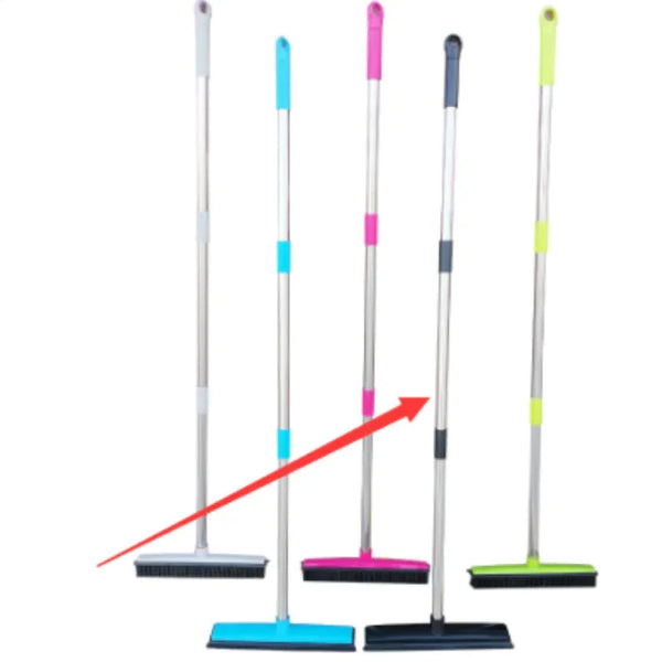 TriPole Dust & Carpet Scraper Broom