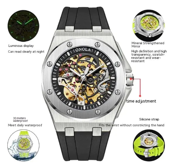 Automatic Mechanical Skeleton Watch