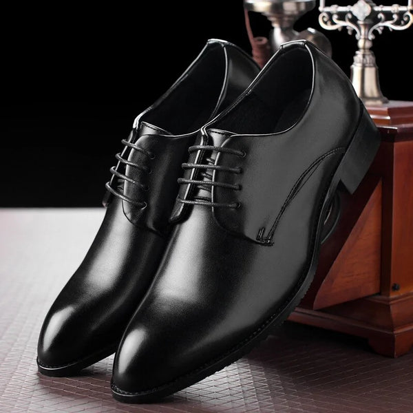 Black Leather Formal Business Shoe