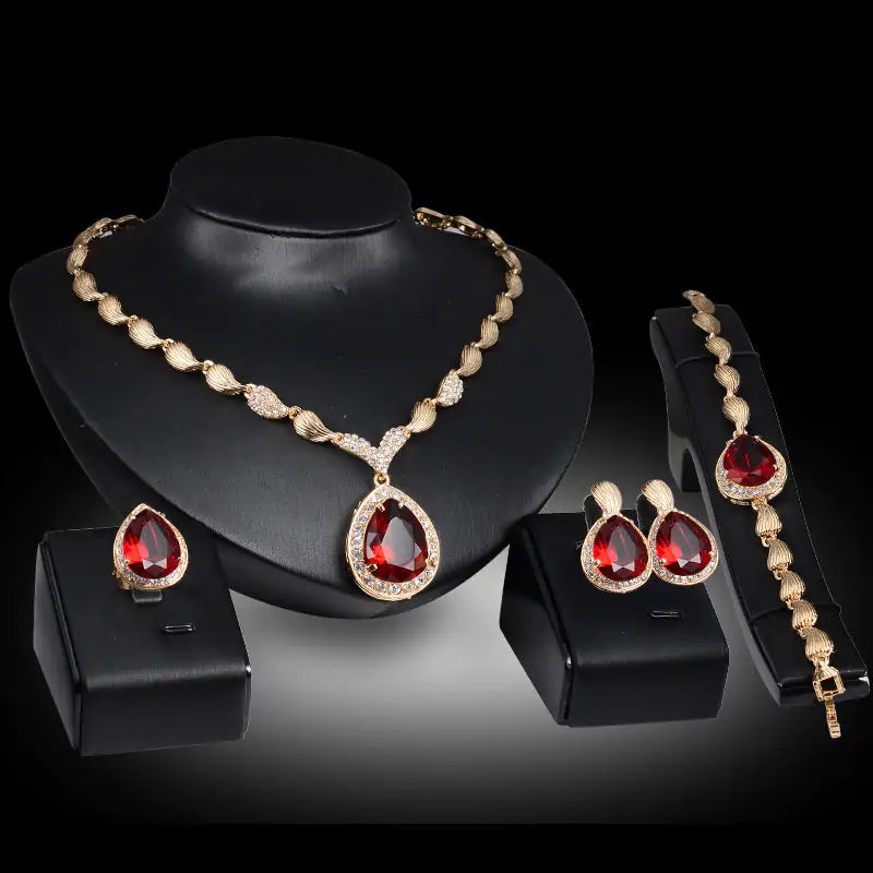 Gold Indian Luxury Jewelry Set