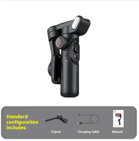 3-Axis Handheld Gimbal Stabilizer with Tripod | Anti-Shake Smartphone Mount